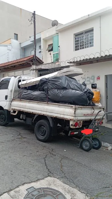 Grandes volumes de entulho